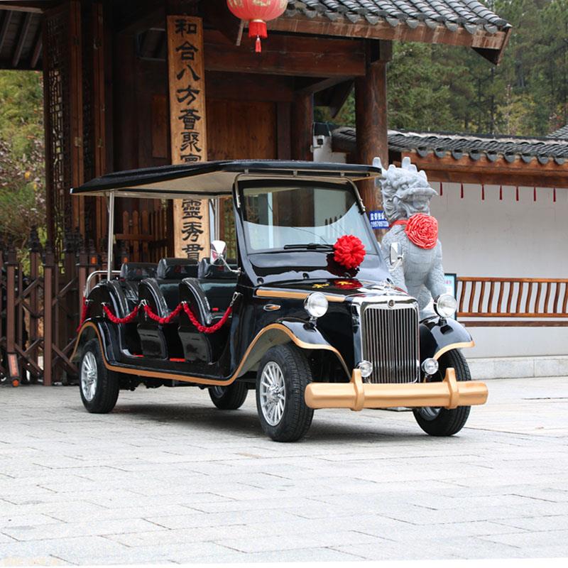 江西景区旅游观光车 豪华电瓶老爷车 酒店房地产楼盘电动观光车